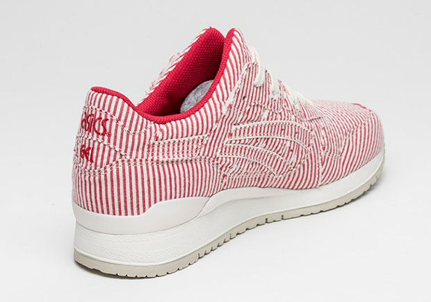 Asics Gel Lyte Iii Seersucker Pack Red White 3