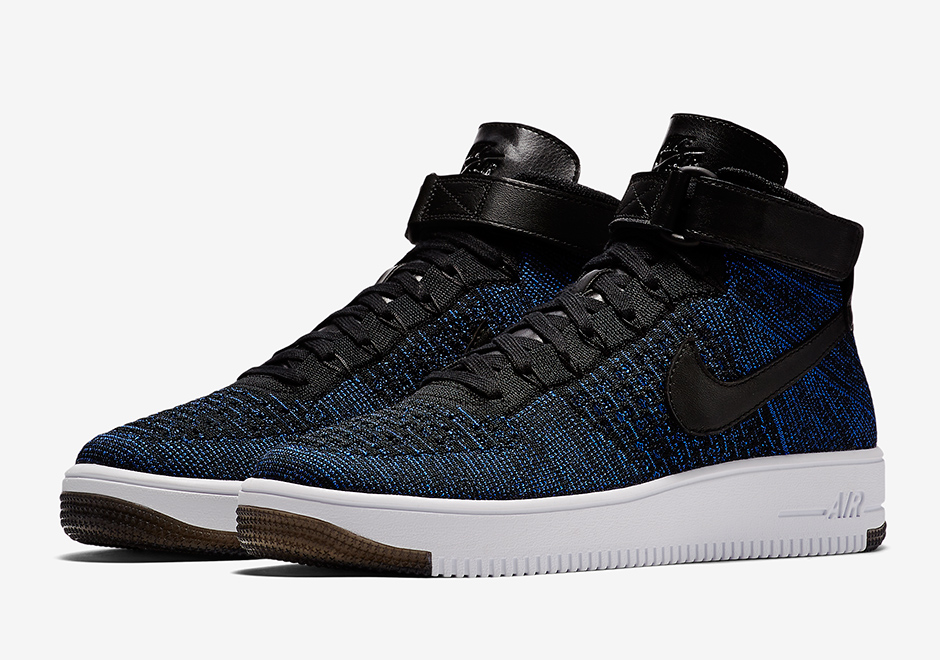 Nike Air Force 1 Flyknit Mid Game Royal 1