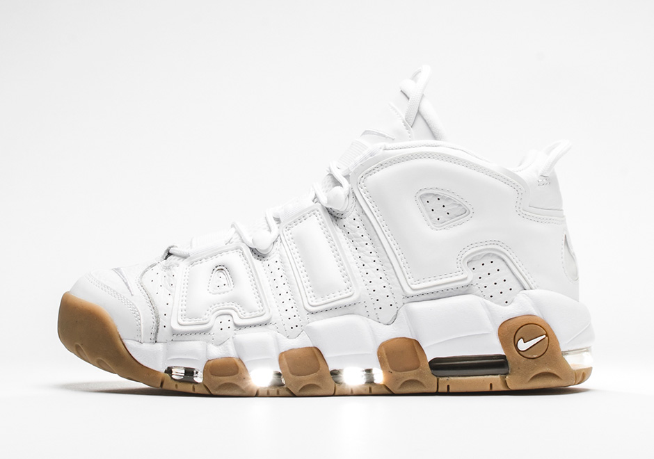 Nike Air More Uptempo White Gum July 2016 1