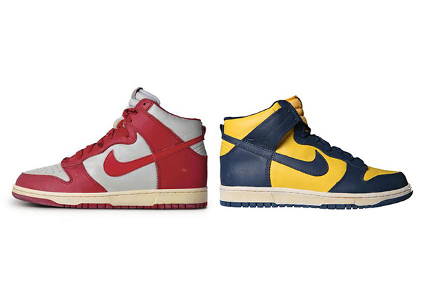 Nike Dunk High Retro Unlv Michigan Retro 001