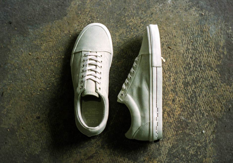 St Alfred Vans Old Skool White 5