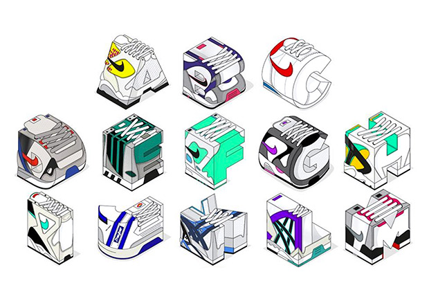 Artist Creates Sneaker Alphabet Inspired By All-Time Classics