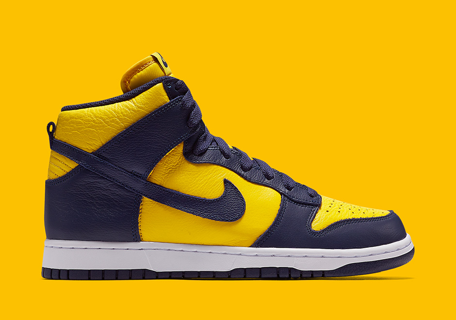 Nike Dunk High Be True Michigan Unlv Release Date 04