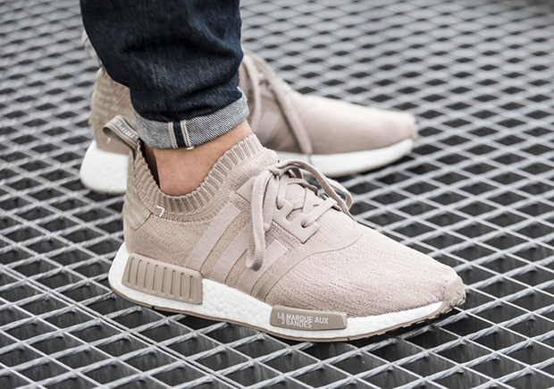 Adidas Nmd R1 Primeknit Beige France 02