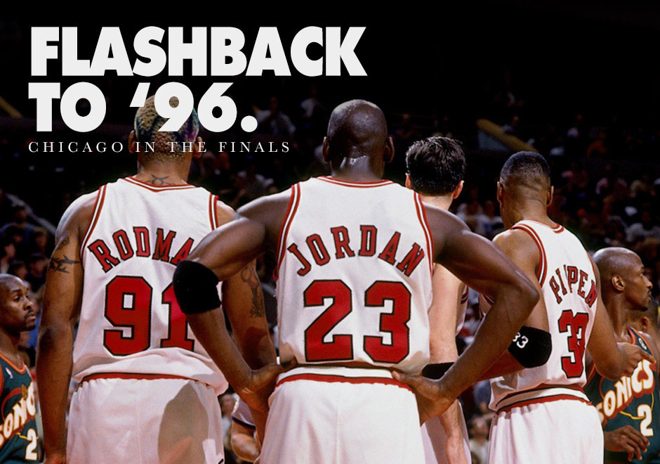 Flashback To 96 Chicago Finals Sneakers