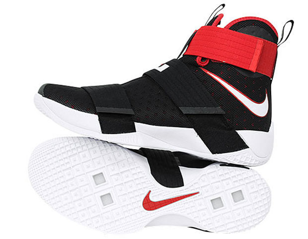 Nike Lebron Soldier 10 Bred Black Red Details 03