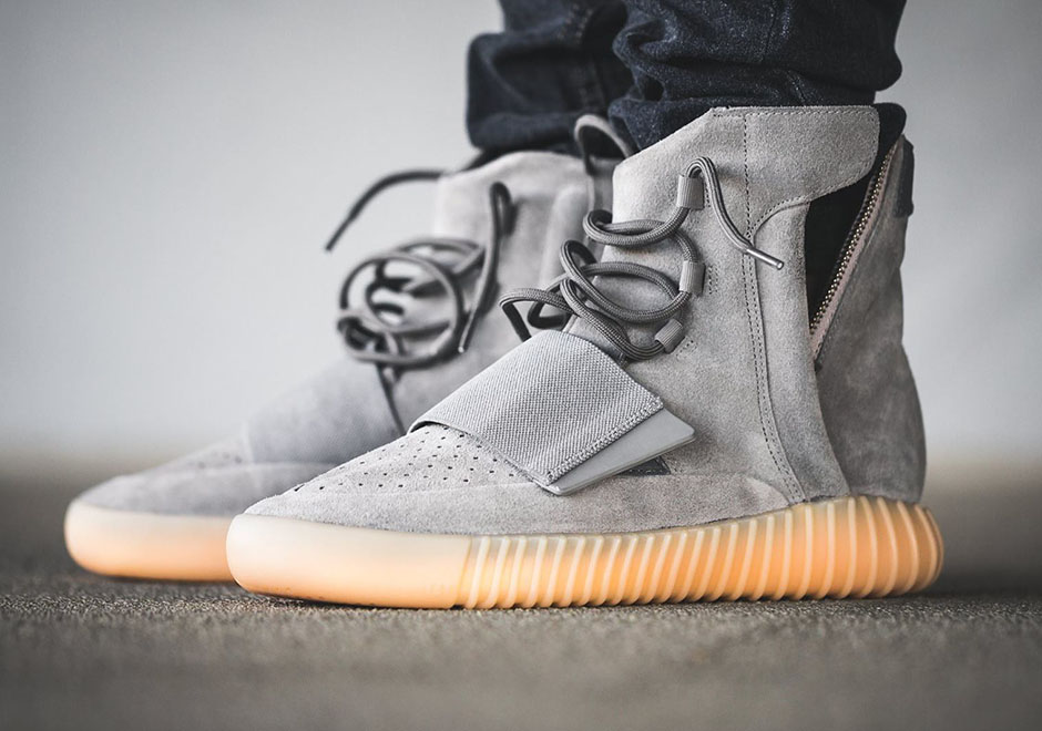 Yeezy Boost 750 Grey Gum Glow In Dark Detailed Photos 2