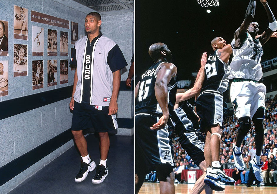 1 Tim Duncan Nike Foamposite Pro Air Max Uptempo 3