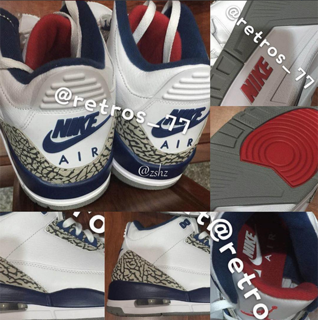 Air Jordan 3 True Blue Nike Air Retro First Look 2