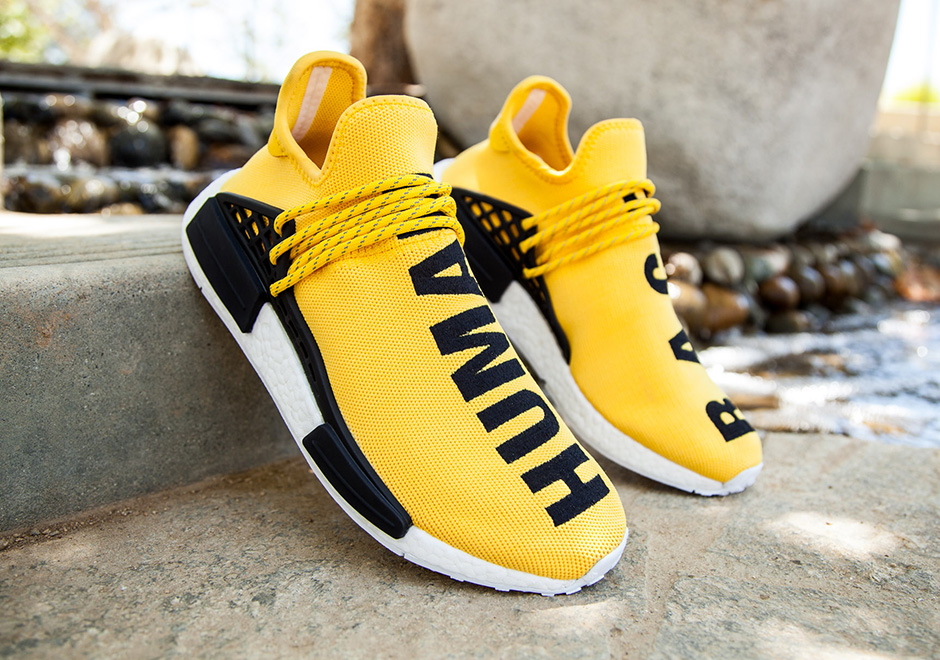 Pharrell Adidas Nmd Yellow Black 12