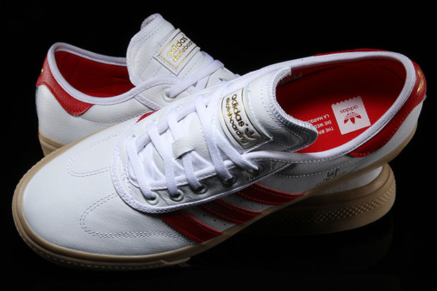 Adidas Adi Ease Universal White Red Black White 8
