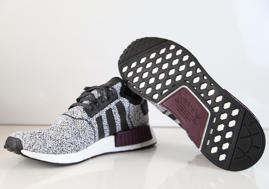 Adidas Nmd Reflective Black Maroon Champs Exclusive 2