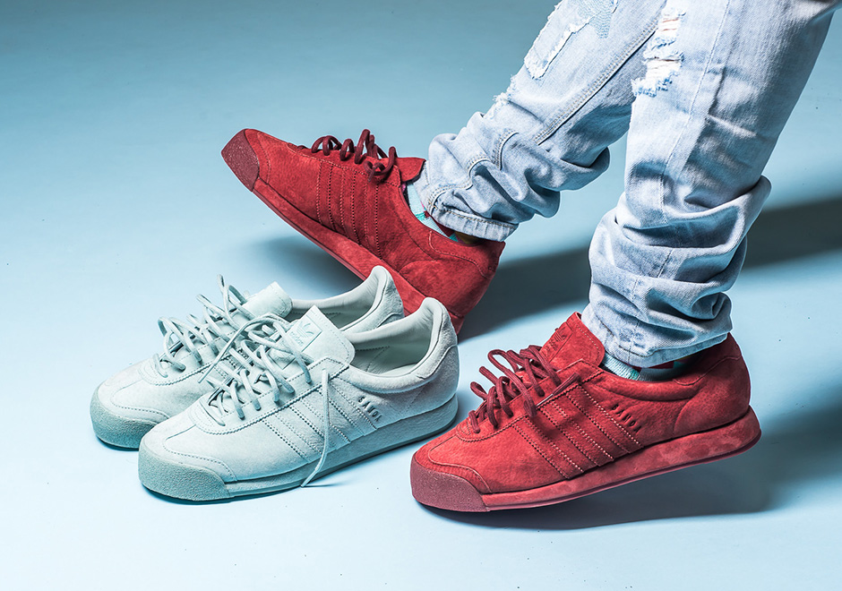 Two New Colorways From The adidas Samoa "Pigskin" Pack Drop Today