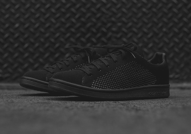adidas Stan Smith Primeknit In "Triple Black"