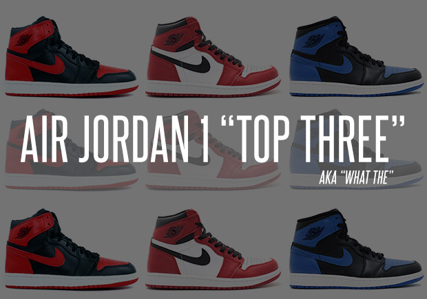 Air Jordan 1 Top Three