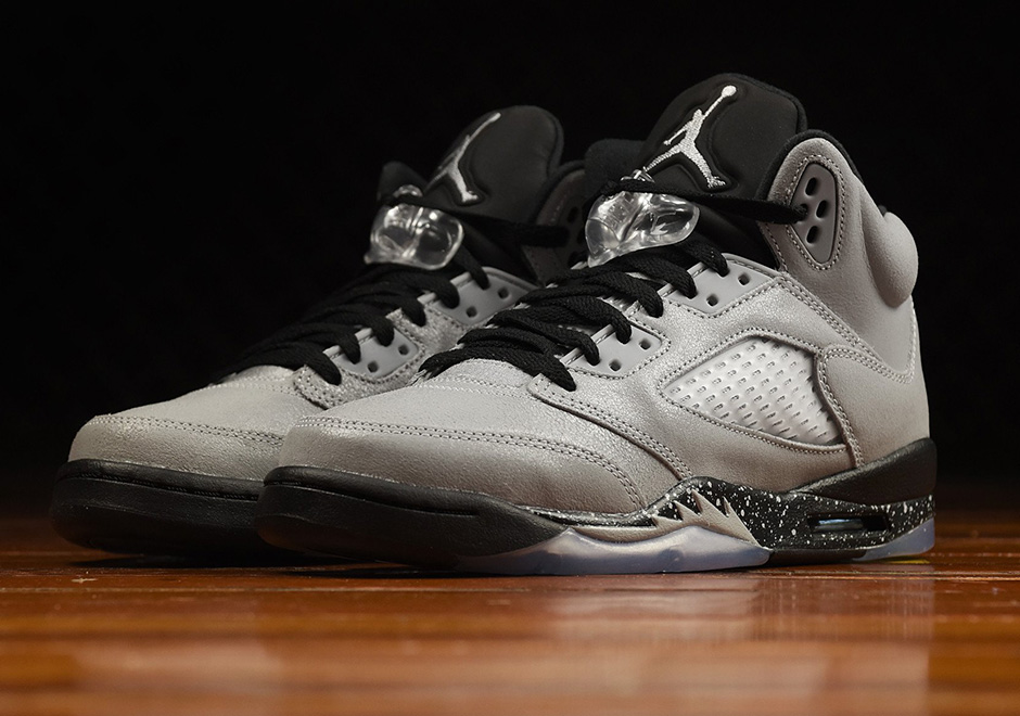Air Jordan 5 Gs Wolf Grey New Images 2