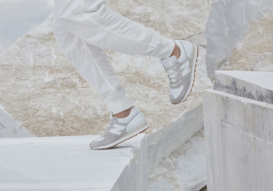 End New Balance 575 Marble White 1