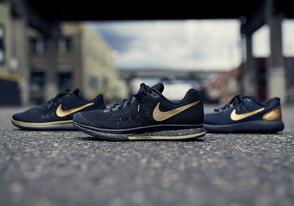 Nike Running Black And Gold Pack Release Date 01