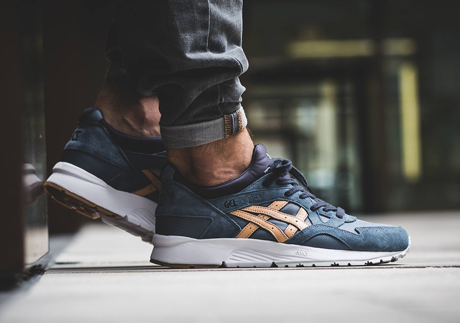 Asics Gel Lyte V Veg Tan Leather Blue Mirage Suede 1