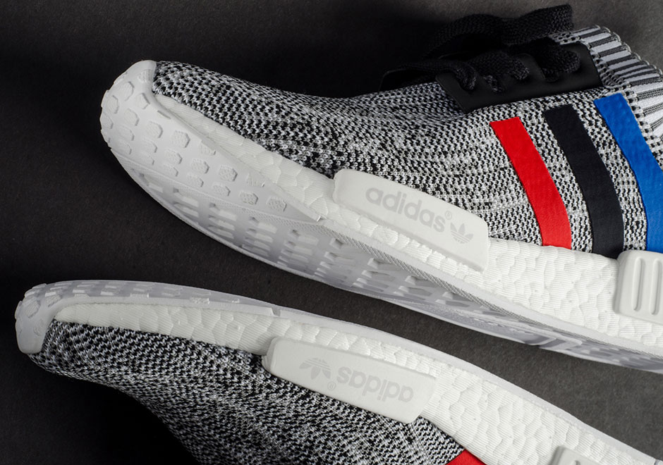Adidas Nmd R1 Primeknit Tricolor White 4
