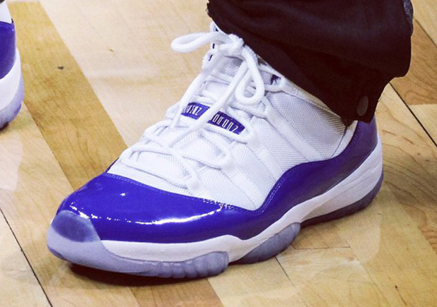 Chris Paul Laces Up Air Jordan 11 "Clippers" PE In Royal Blue