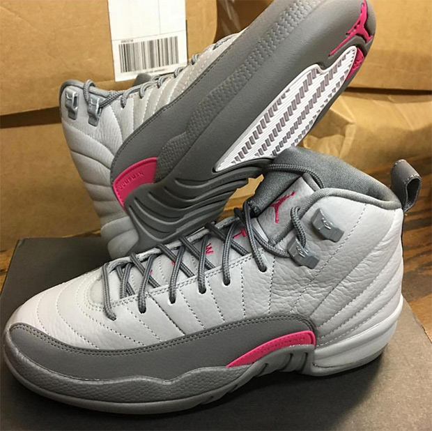 Air Jordan 12 Wolf Grey Vivid Pink Cool Grey 2