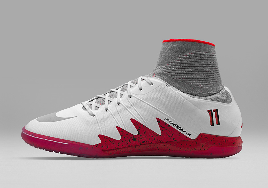 Jordan Neymar Hypervenom Proximo White Red 2