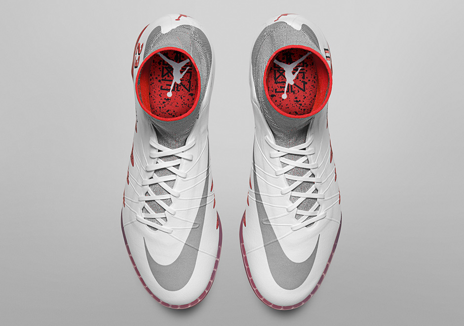 Jordan Neymar Hypervenom Proximo White Red 3