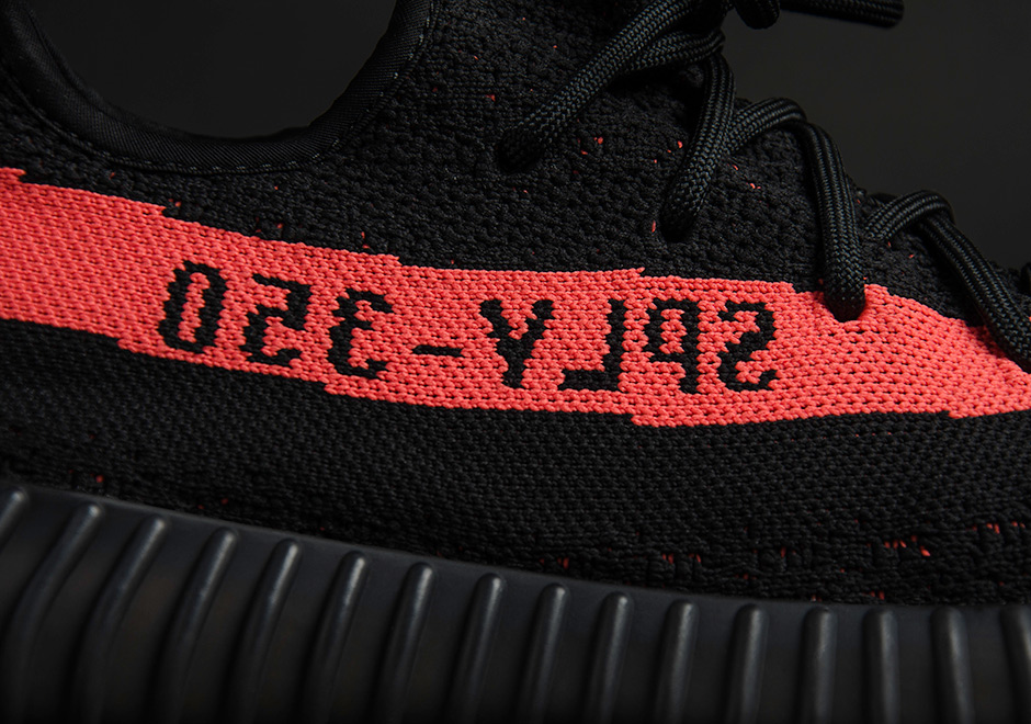 Adidas Yeezy Boost 350 V2 Black Red By9612 6 1