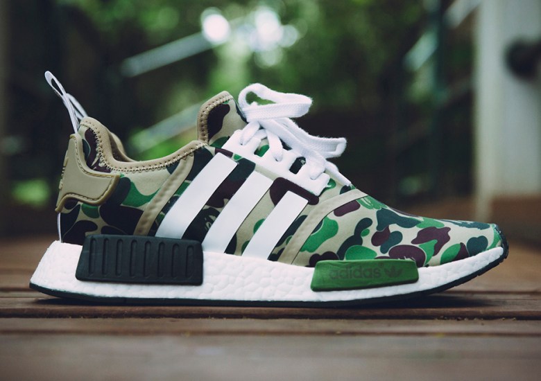 The BAPE x adidas NMD R1 Releases Tomorrow