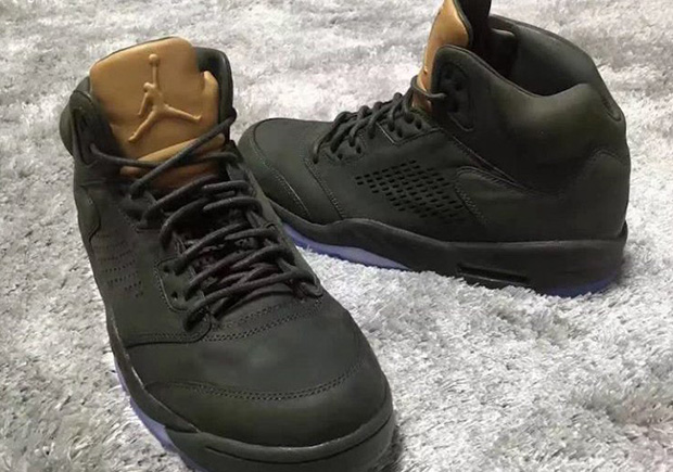 Jordan 5 Pinnacle Black Vachetta Tan Spring 2016 02