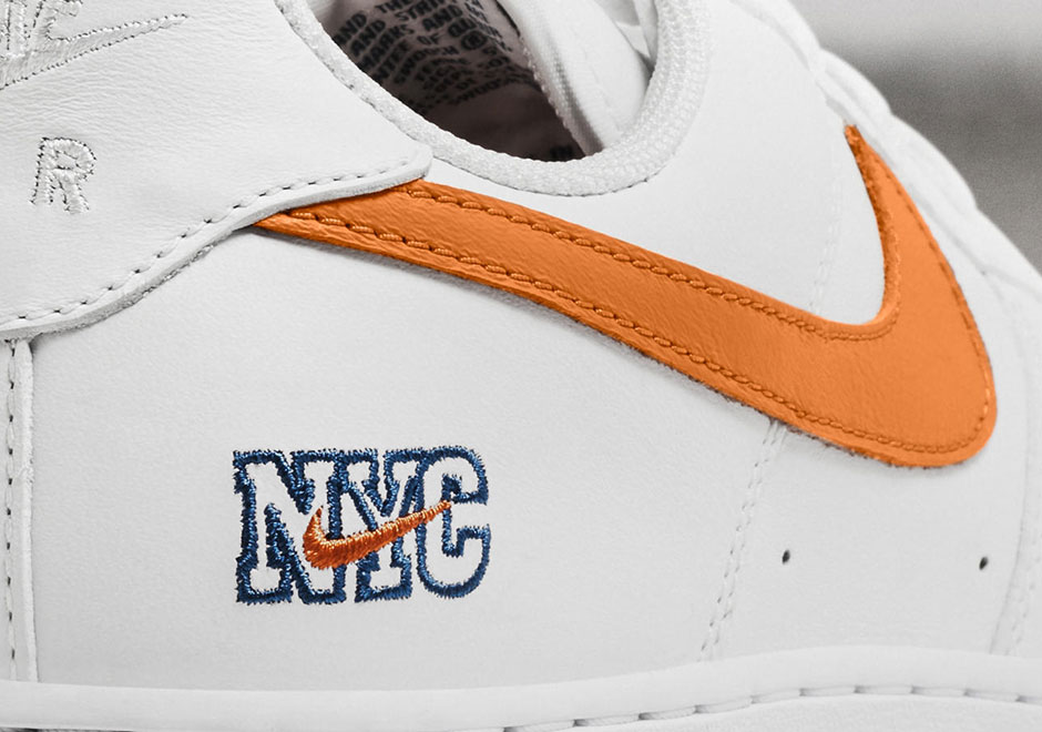 Nike Air Force 1 Low Nyc White Orange 2