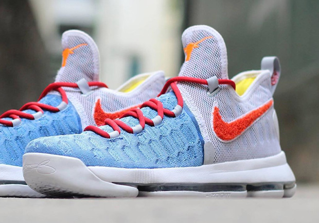 Nike Kd 9 Texas Longhorns Pe Wild Colorway 01