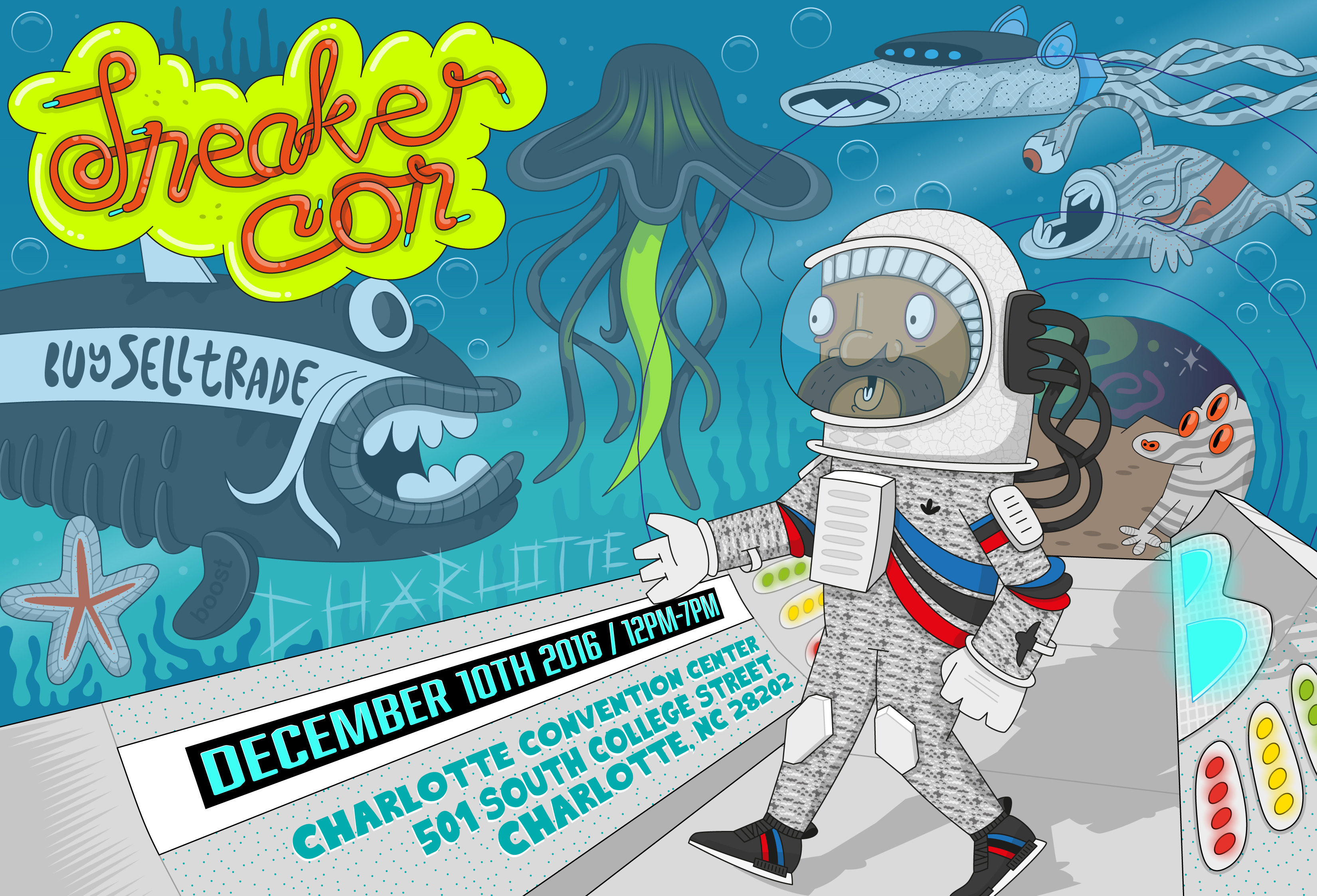 Sneakercon Charlotte 2016 Front