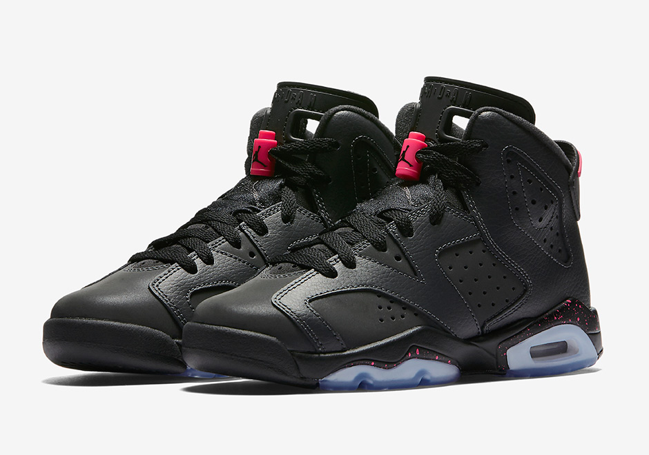 Air Jordan 6 Gs Black Hyper Pink 1