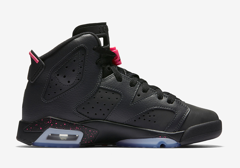Air Jordan 6 Gs Black Hyper Pink 3