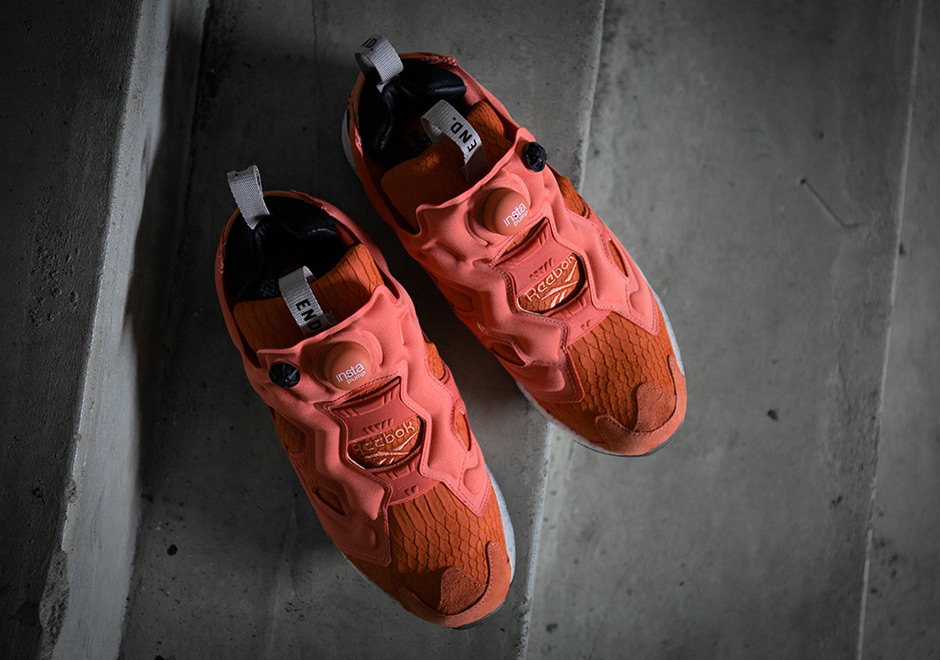 End Reebok Instapump Fury Salmon 4