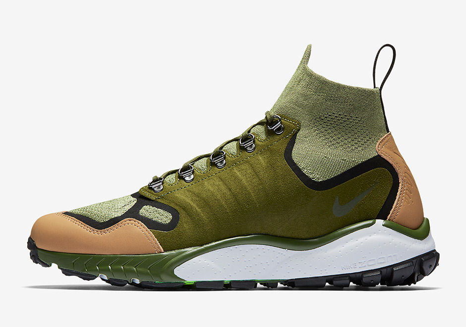 Nike Zoom Talaria Mid Flyknit Palm Green Legion Green Vachetta Tan 1