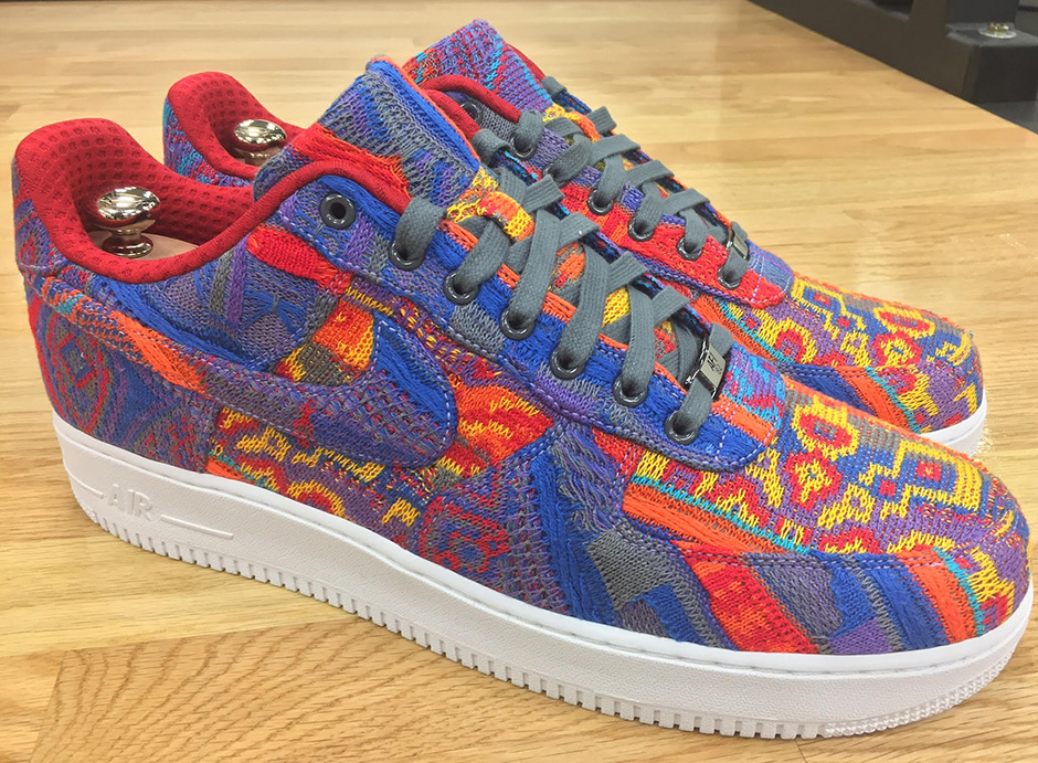 LeBron's Christmas Day Nike Air Force 1 Was Made From An Actual COOGI Sweater