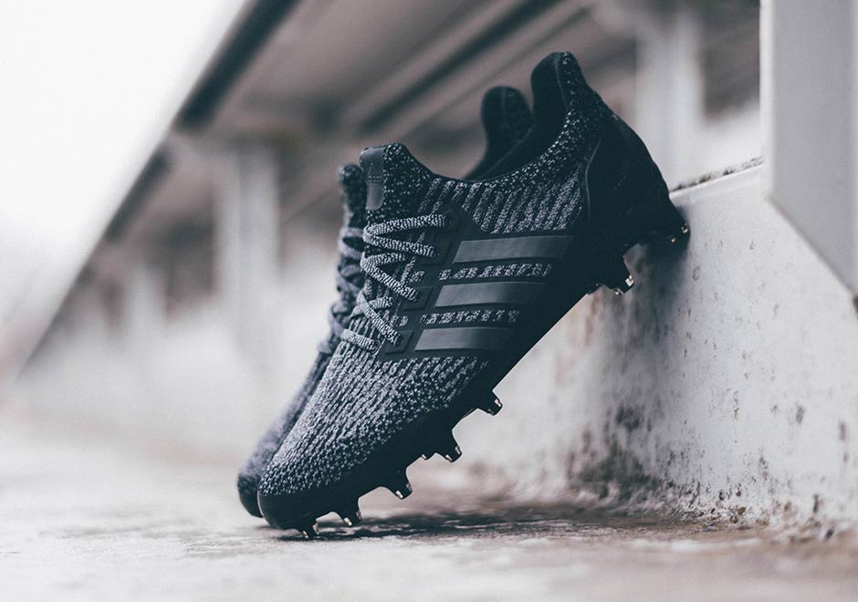 Adidas Ultra Boost Cleats Triple Black 1