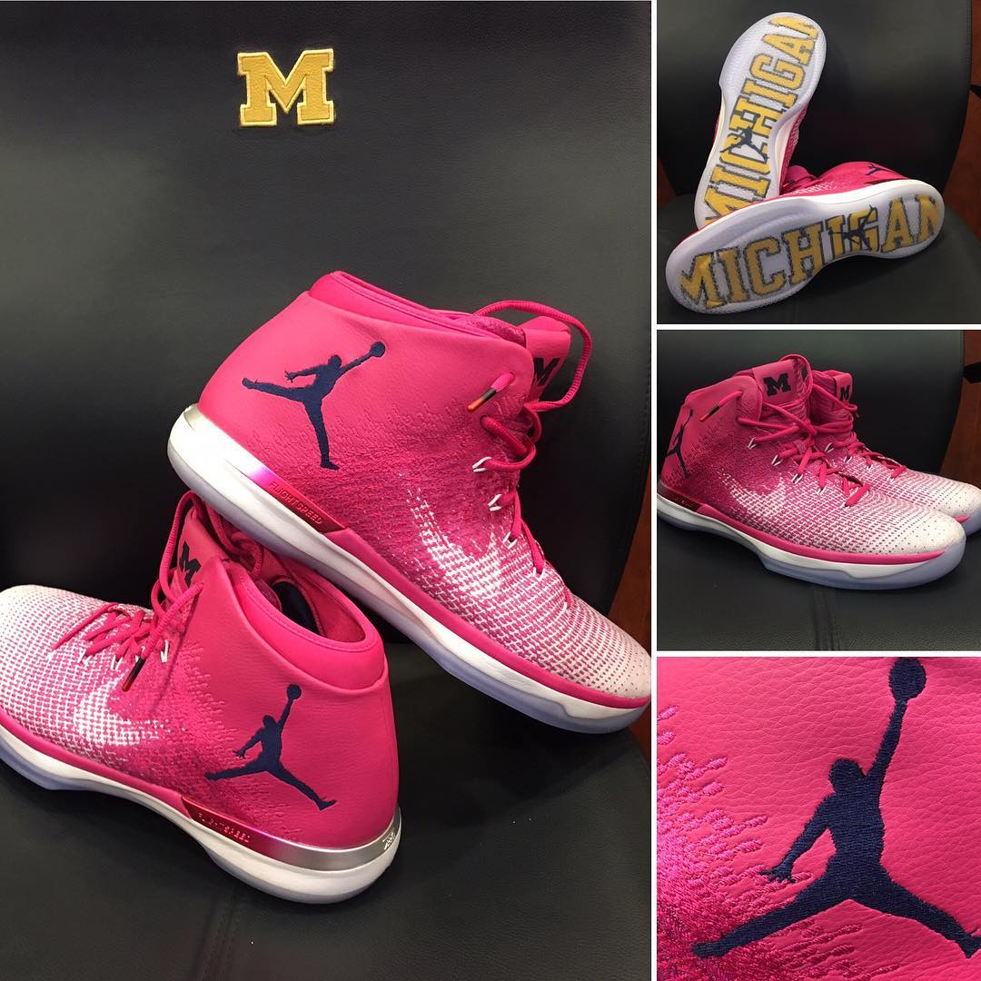 Air Jordan 31 Coaches Vs Cancer Michigan Pe 02