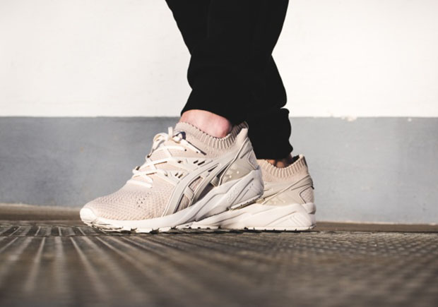 Asics Gel Kayano Trainer Knit Beige H705n 0202 3