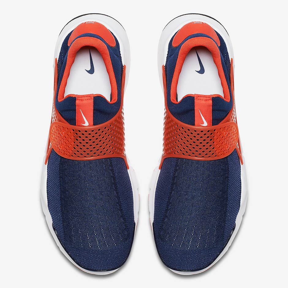 Nike Sock Dart Max Orange Midnight Navy 2