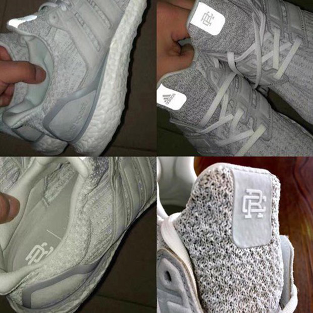 Reigning Champ Adidas Ultra Boost White Grey 3