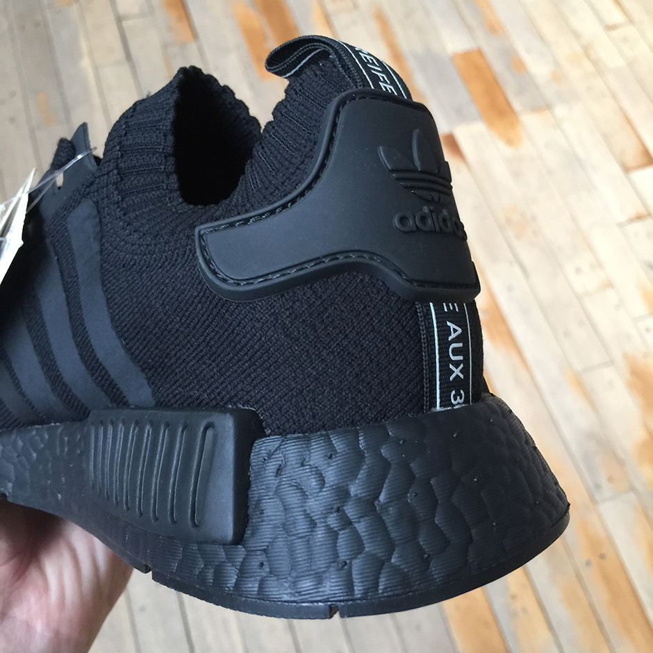 Adidas Nmd R1 Primeknit Japan Triple Black 2