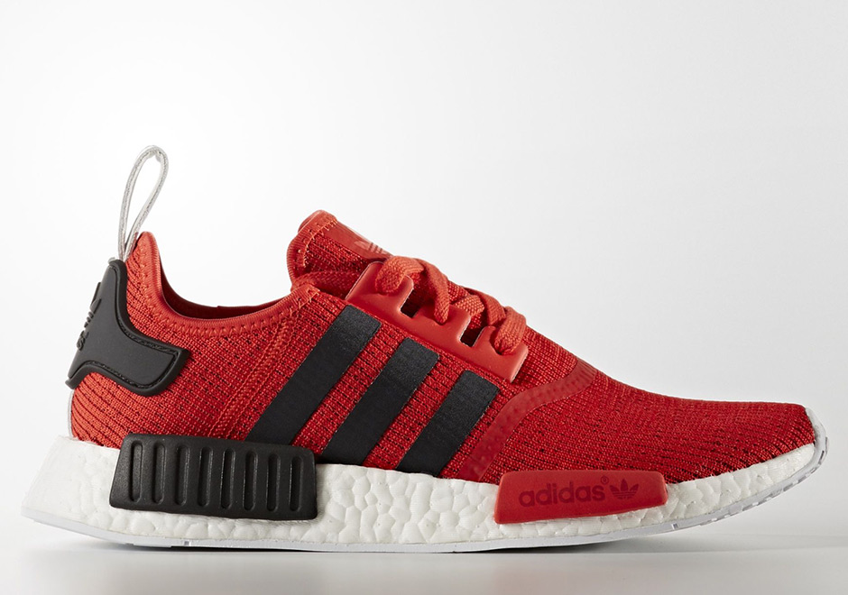 Adidas Nmd R1 Red Black White Bb2885 1