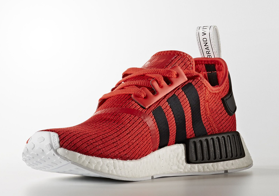Adidas Nmd R1 Red Black White Bb2885 3