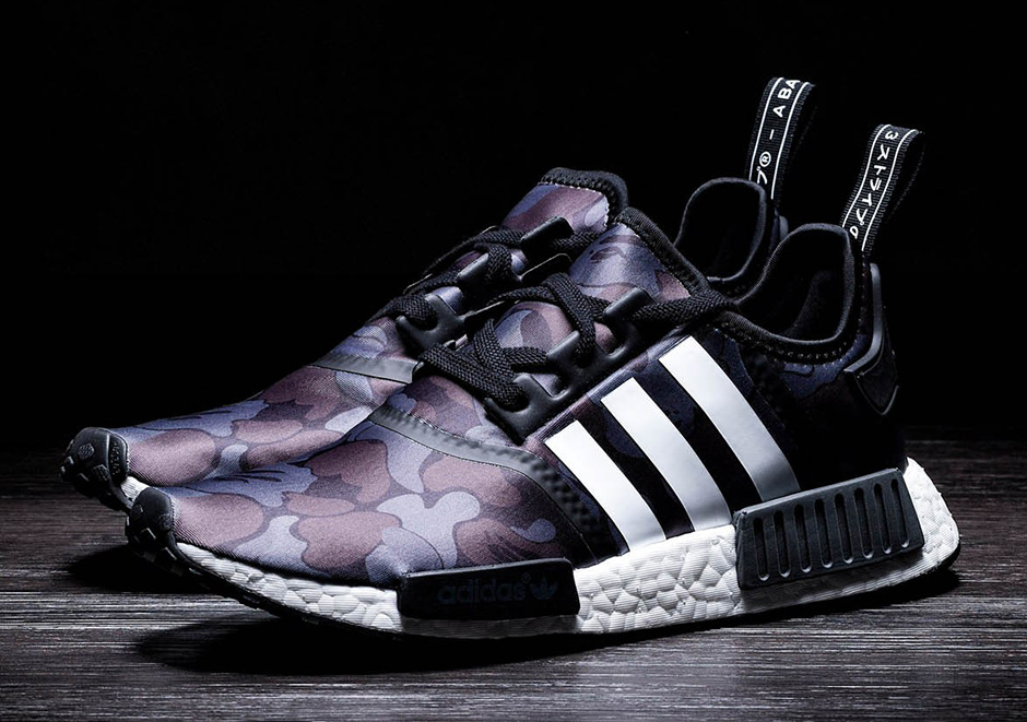 Bape Adidas Nmd Black Camo Hbx Raffle 01