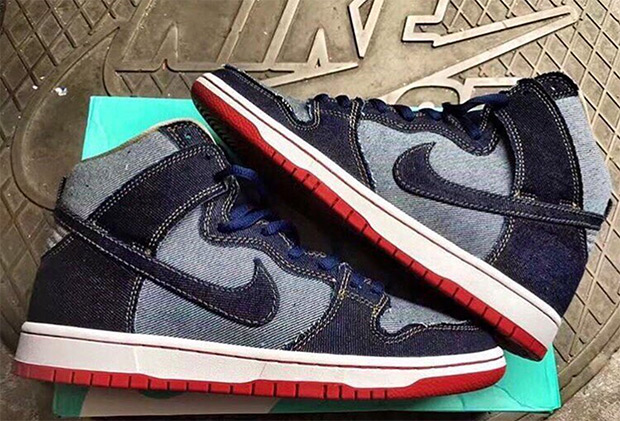 Nike Sb Dunk High Denim Preview