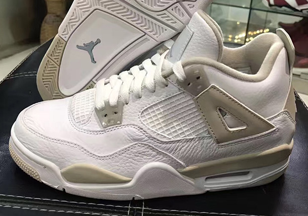 Air Jordan 4 Linen Gs 2017 Retro 01